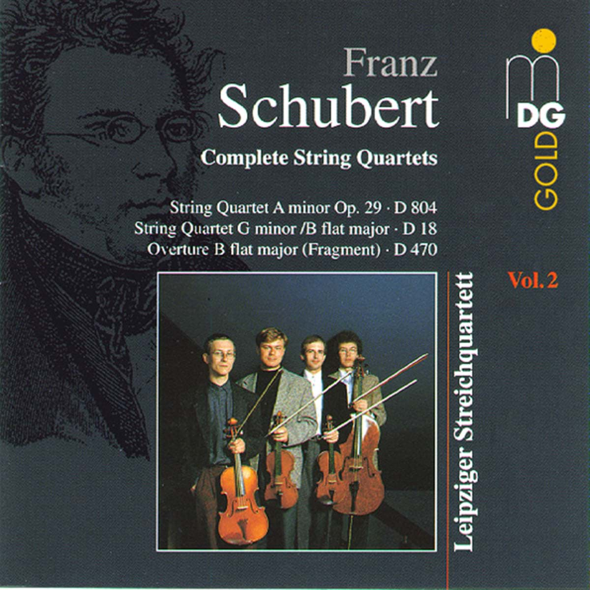 Bild von Franz Schubert - Sämtliche Streichquartette Vol. 2