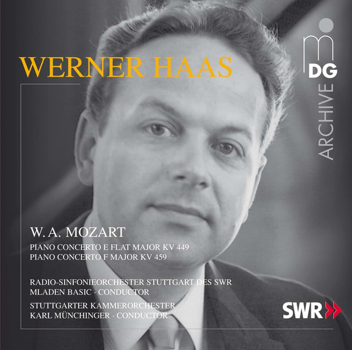 Bild von Portrait Werner Haas - W. A. Mozart - Klavierkonzerte