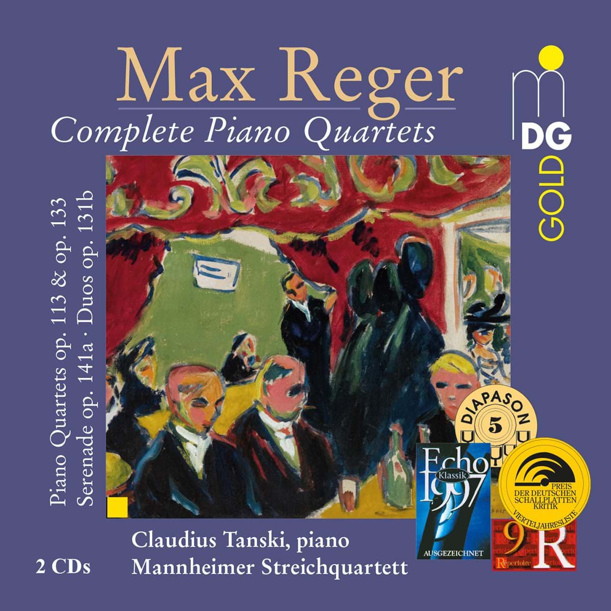 Bild von Max Reger - Sämtliche Klavierquartette